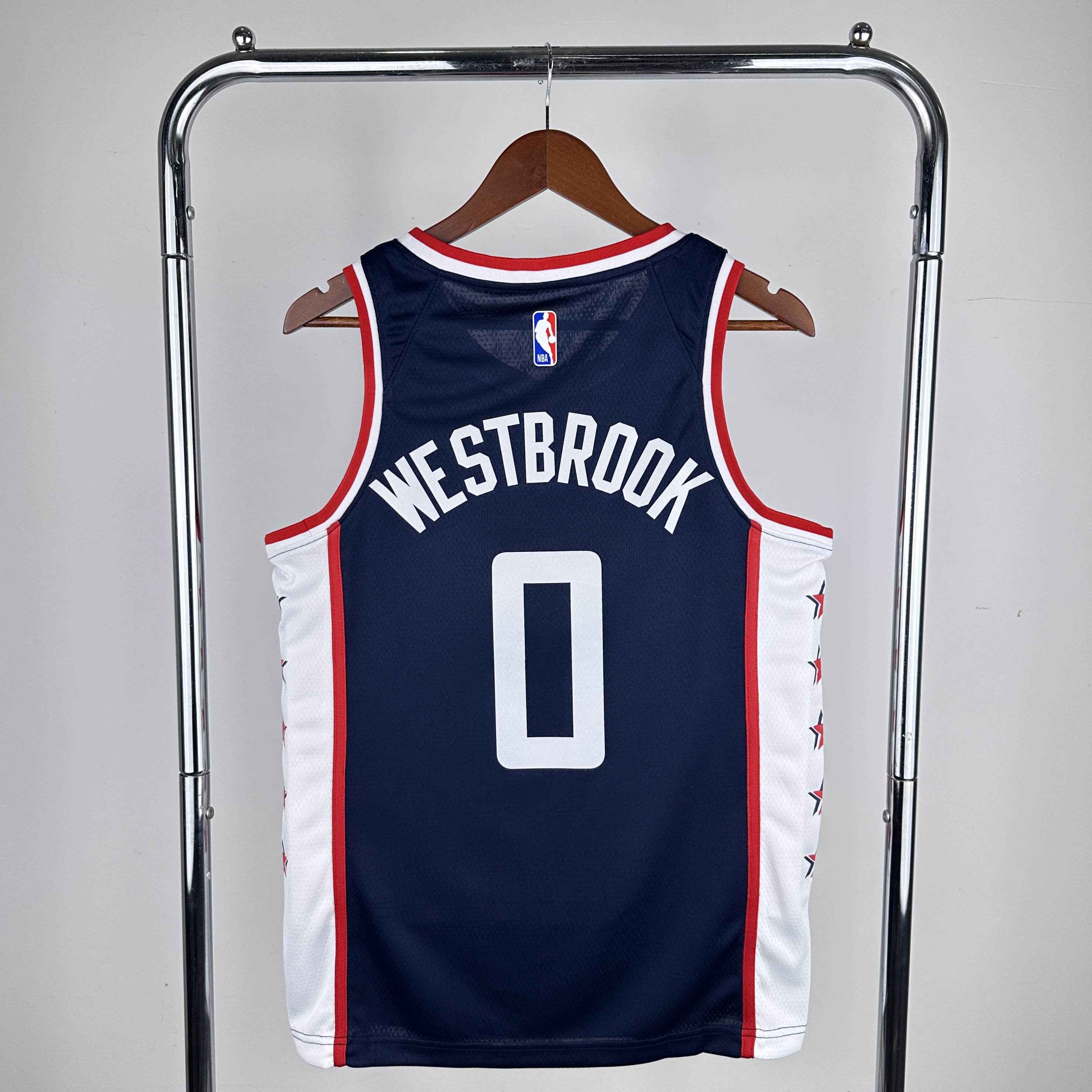 Men Los Angeles Clippers #0 Westbrook Blue City Edition Nike 2024 NBA Jersey->los angeles clippers->NBA Jersey